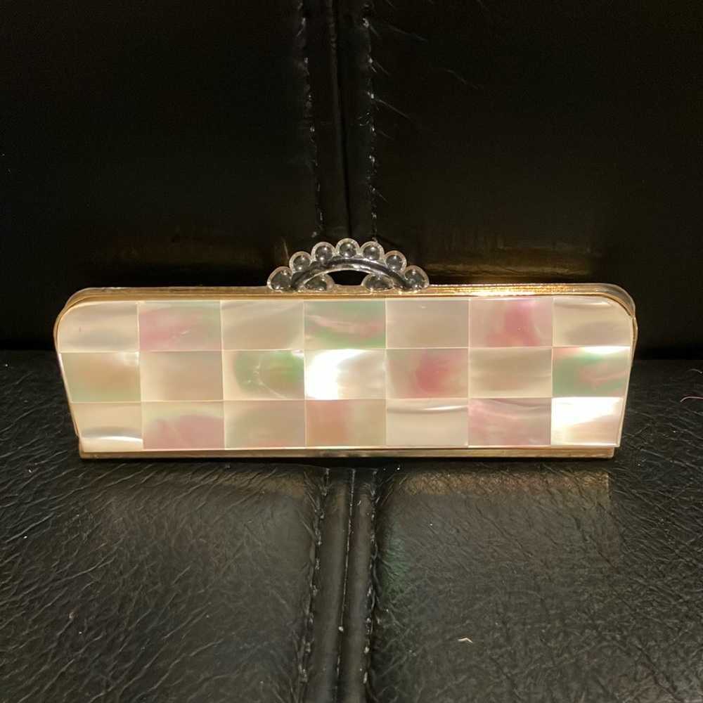 1940s? Vintage Mother of Pearl Comb with Mirror Back